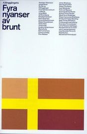 Poster Fyra nyanser av brunt