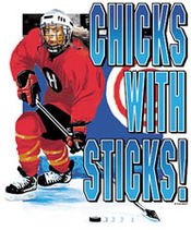 Poster Chicks with Sticks