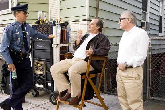 Matt Damon, Jack Nicholson, Martin Scorsese în The Departed