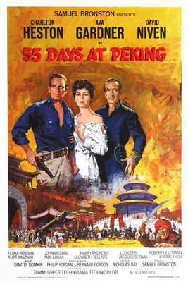 55 Days at Peking poster