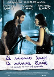 Poster El mismo amor, la misma lluvia