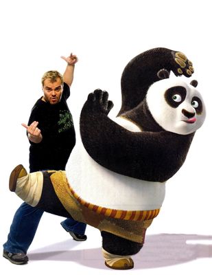Jack Black în Kung Fu Panda