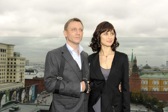 Daniel Craig, Olga Kurylenko în Quantum of Solace