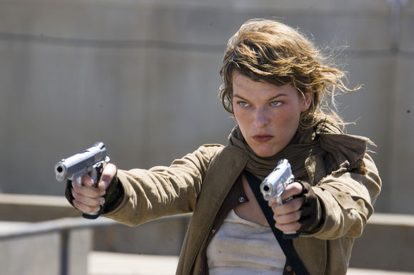 Milla Jovovich în Resident Evil: Extinction
