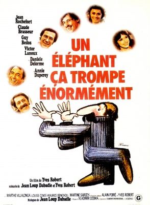 Un elephant ca trompe enormement poster