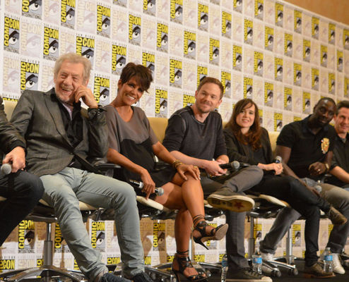Ian McKellen, Halle Berry, Shawn Ashmore, Elliot Page în X-Men: Days of Future Past