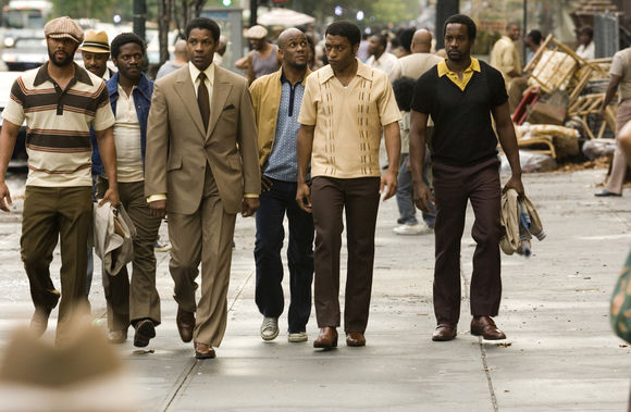 Denzel Washington, Idris Elba în American Gangster