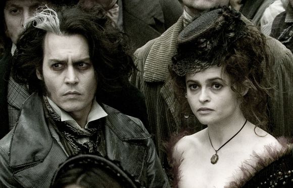 Johnny Depp, Helena Bonham Carter în Sweeney Todd: the Demon Barber of Fleet Street