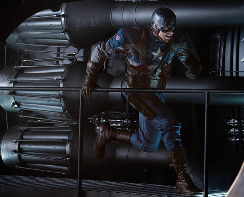 Chris Evans în Captain America: The First Avenger