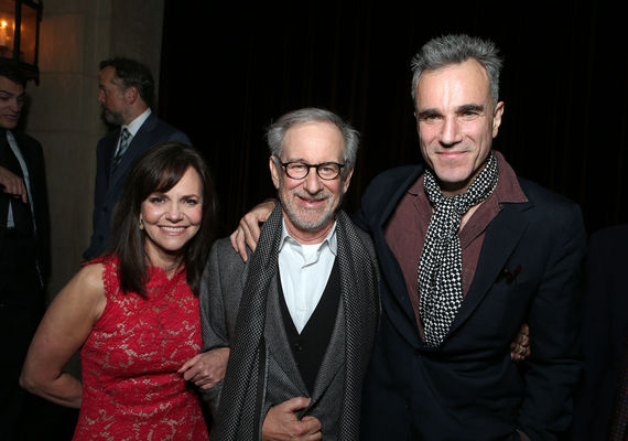 Steven Spielberg, Daniel Day-Lewis, Sally Field în Lincoln