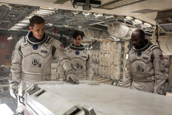 Matthew McConaughey, Anne Hathaway, David Oyelowo în Interstellar