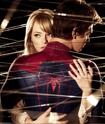 Emma Stone, Andrew Garfield în The Amazing Spider-Man