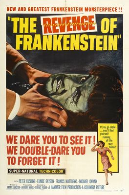 The Revenge of Frankenstein poster