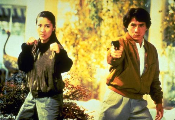 Michelle Yeoh, Jackie Chan în Ging chat goo si 3: Chiu kup ging chat
