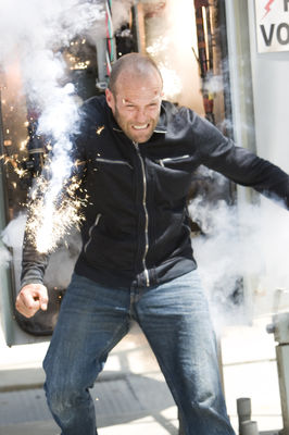 Jason Statham în Crank: High Voltage