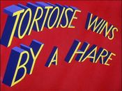 Poster Tortoise Wins by a Hare