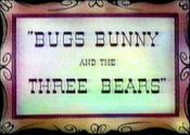 Poster Bugs Bunny and the Three Bears