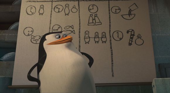 The Madagascar Penguins in: A Christmas Caper