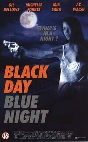 Poster Black Day Blue Night