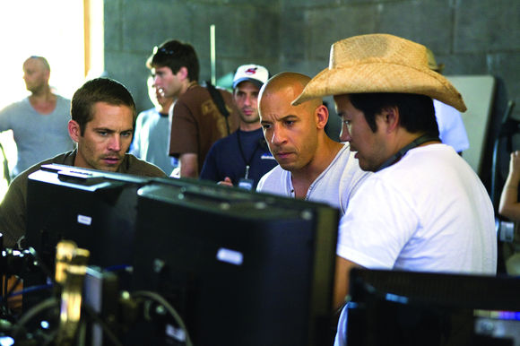 Paul Walker, Vin Diesel, Justin Lin în Fast and Furious 4