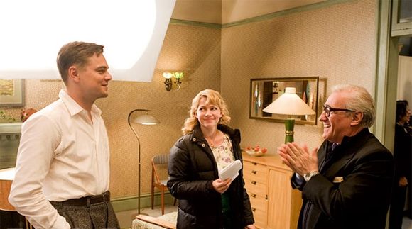 Leonardo DiCaprio, Martin Scorsese, Michelle Williams în Shutter Island