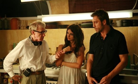 Woody Allen, Penélope Cruz, Javier Bardem în Vicky Cristina Barcelona