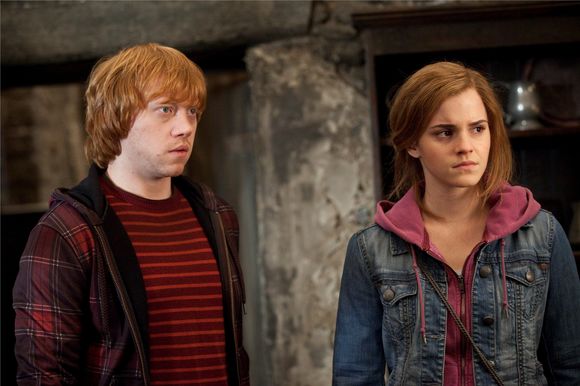 Rupert Grint, Emma Watson în Harry Potter and the Deathly Hallows: Part 2