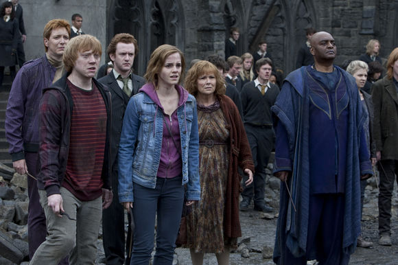 Rupert Grint, Emma Watson în Harry Potter and the Deathly Hallows: Part 2