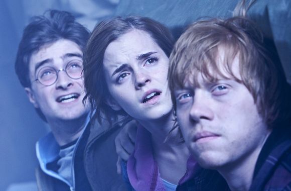Daniel Radcliffe, Emma Watson, Rupert Grint în Harry Potter and the Deathly Hallows: Part 2