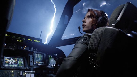 Scarlett Johansson în The Avengers