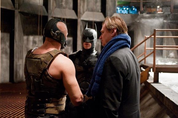 Christian Bale, Christopher Nolan, Tom Hardy în The Dark Knight Rises