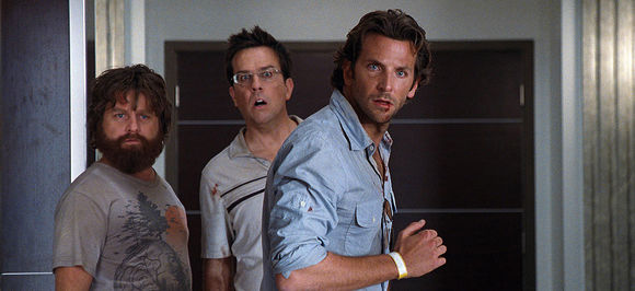 Zach Galifianakis, Ed Helms, Bradley Cooper în The Hangover
