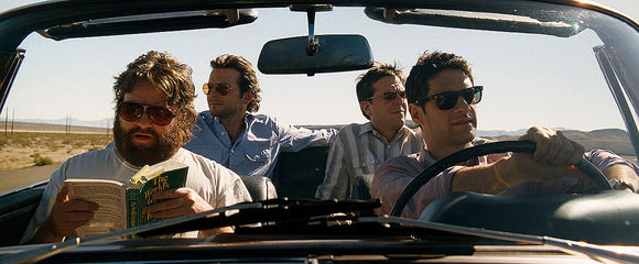 Zach Galifianakis, Bradley Cooper, Ed Helms în The Hangover