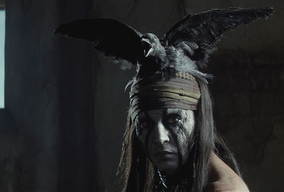 Johnny Depp în The Lone Ranger