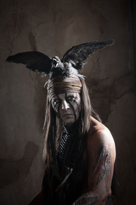 Johnny Depp în The Lone Ranger
