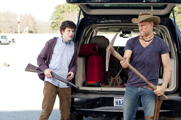 Jesse Eisenberg, Woody Harrelson în Zombieland