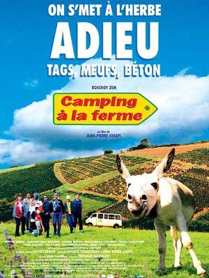 Camping a la ferme poster