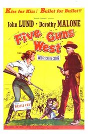 Poster Five Guns West