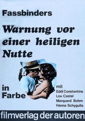 Warnung vor einer heiligen Nutte poster