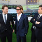 Brad Pitt, Bennett Miller, Chris Pratt în Moneyball/Moneyball: Arta de a învinge
