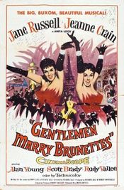 Poster Gentlemen Marry Brunettes