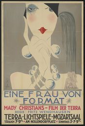Poster Eine Frau von Format