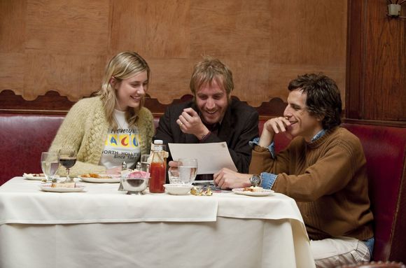 Greta Gerwig, Rhys Ifans, Ben Stiller în Greenberg