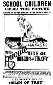 Poster The Private Life of Helen of Troy