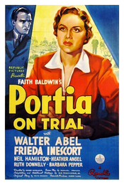 Poster Portia on Trial