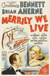 Poster Merrily We Live
