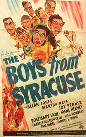 Poster The Boys from Syracuse