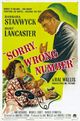 Film - Sorry, Wrong Number