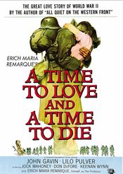 Poster A Time to Love and a Time to Die
