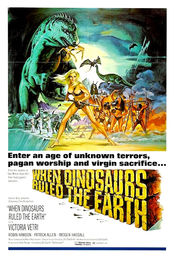 Poster When Dinosaurs Ruled the Earth